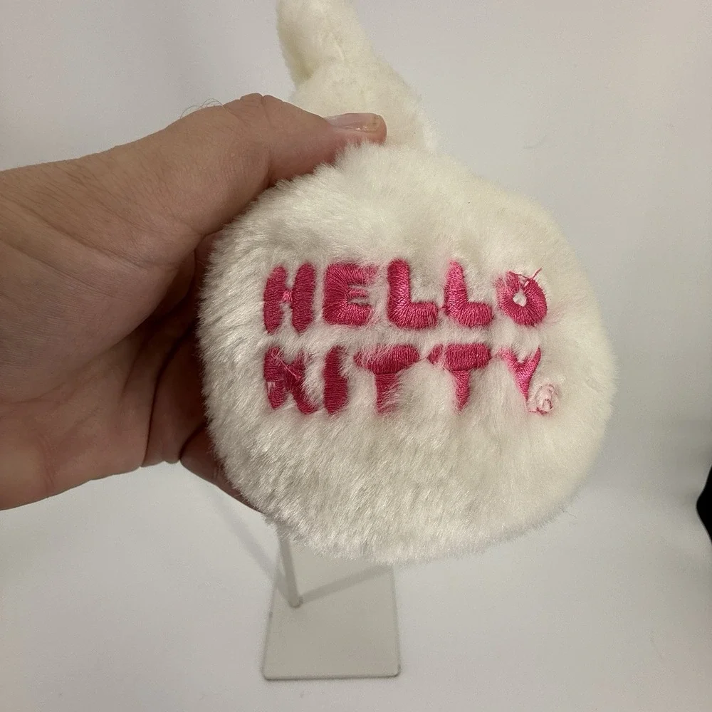 Hello‎ Kitty White Pink Fluffy Earmuffs Girls Warm Winter Outdoor Accessories